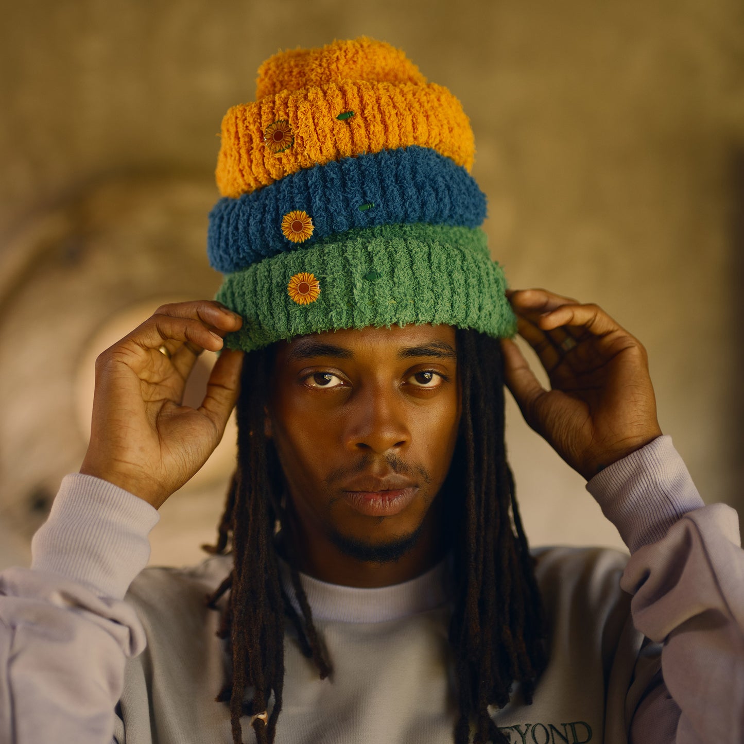 100% RECYCLED BOTTLE CAP BEANIE
